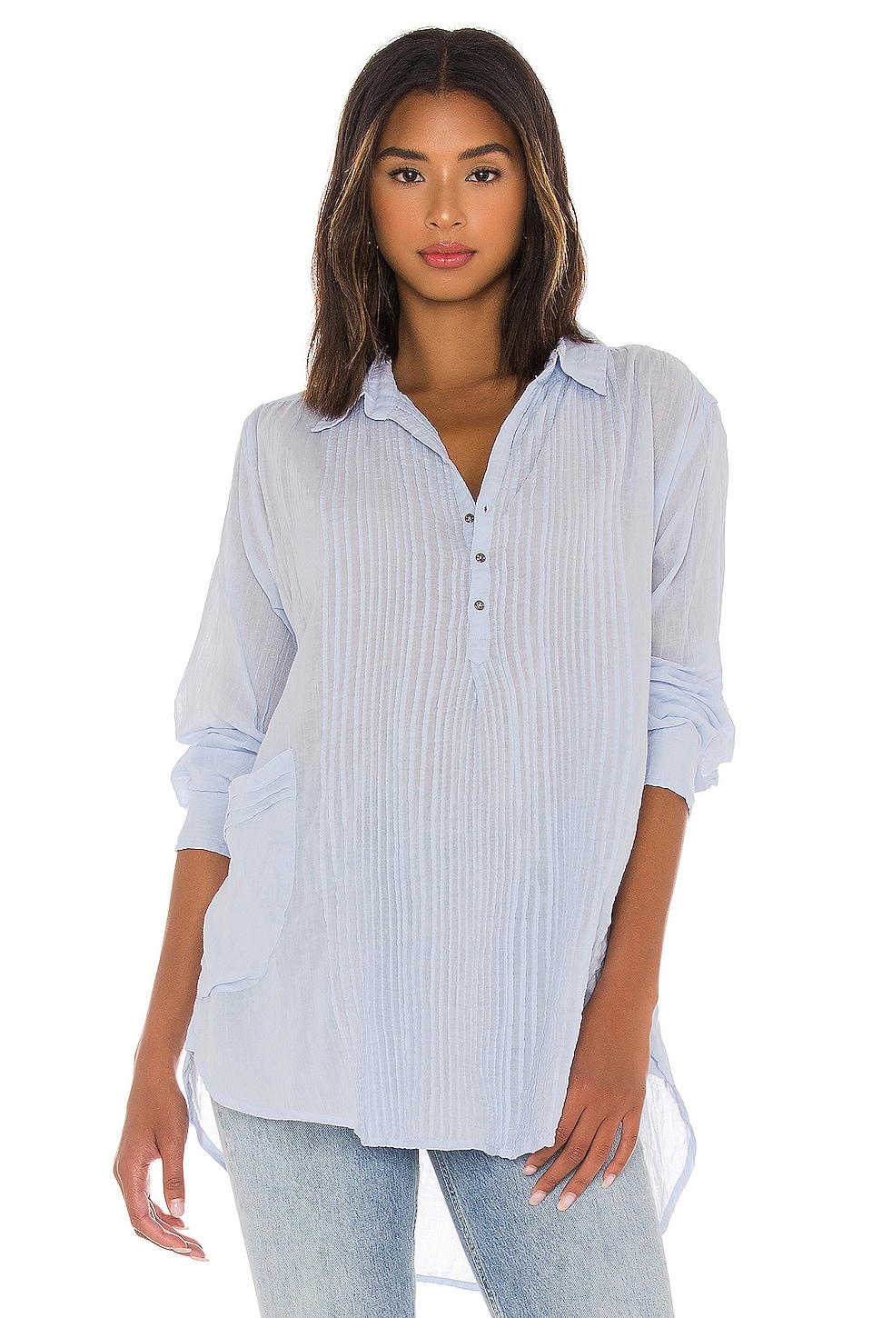 Free People Lacey Essential Tunic - Pale Mauve main image 0