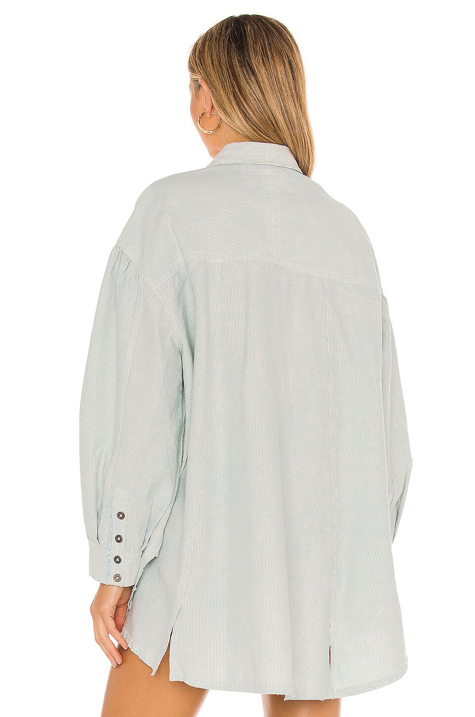 free people cardiff button down
