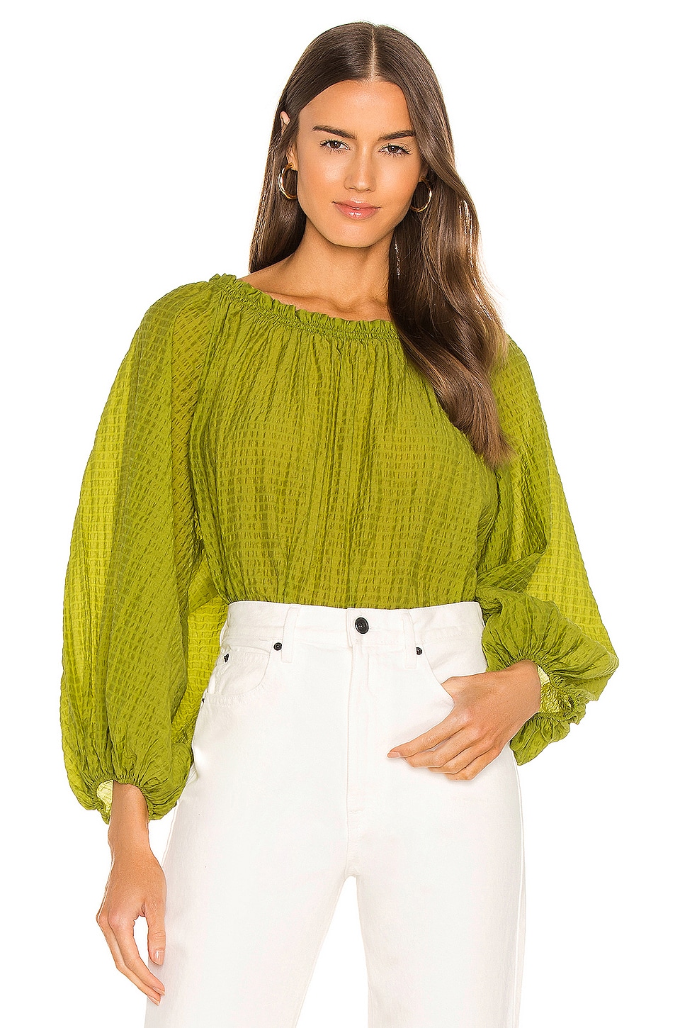 Free People Alicia Top In Lace Fern REVOLVE Free people alicia top in lace fern revolve