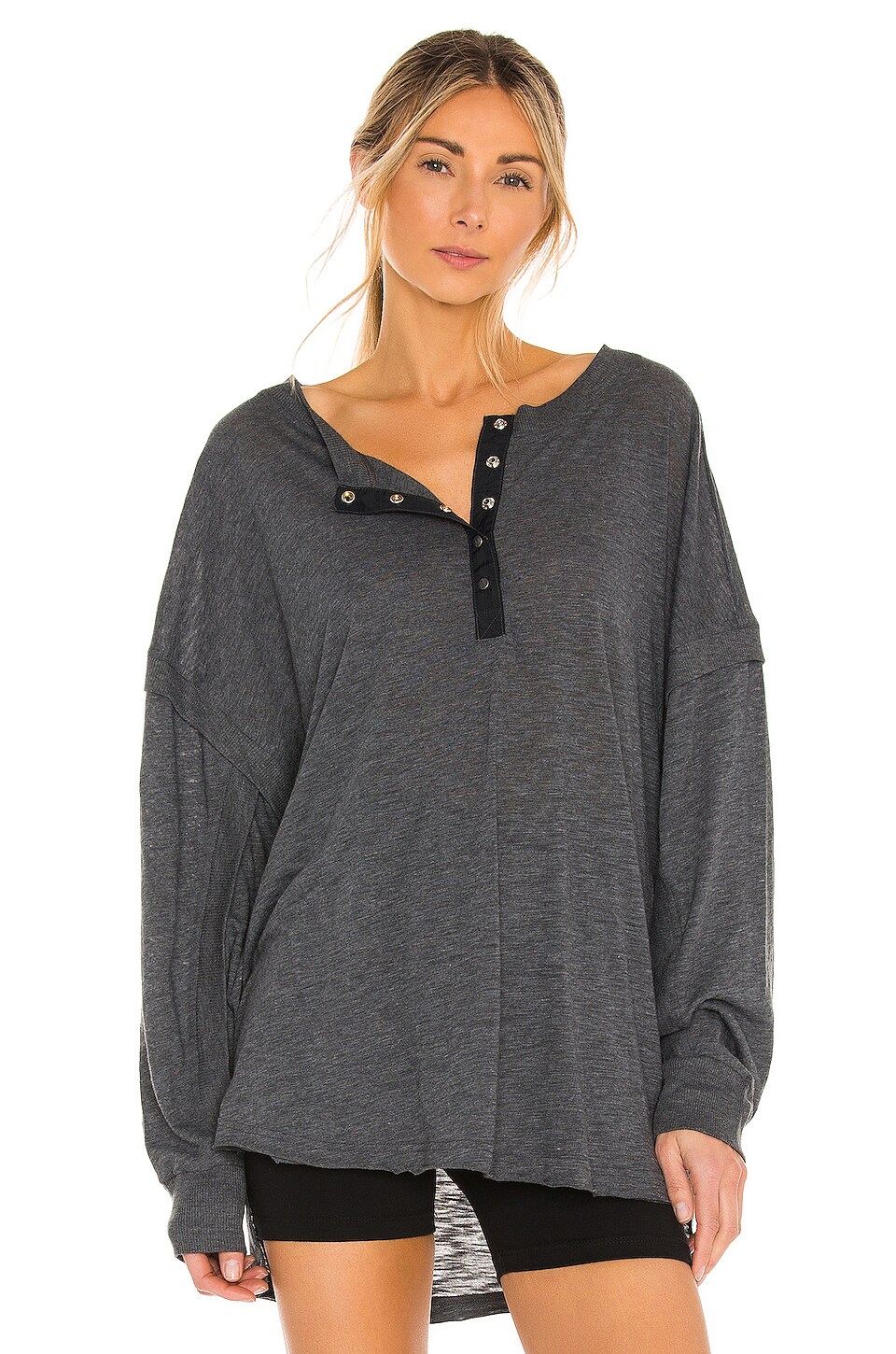 Free People X FP Movement One Up Long Sleeve Top in Black | REVOLVE