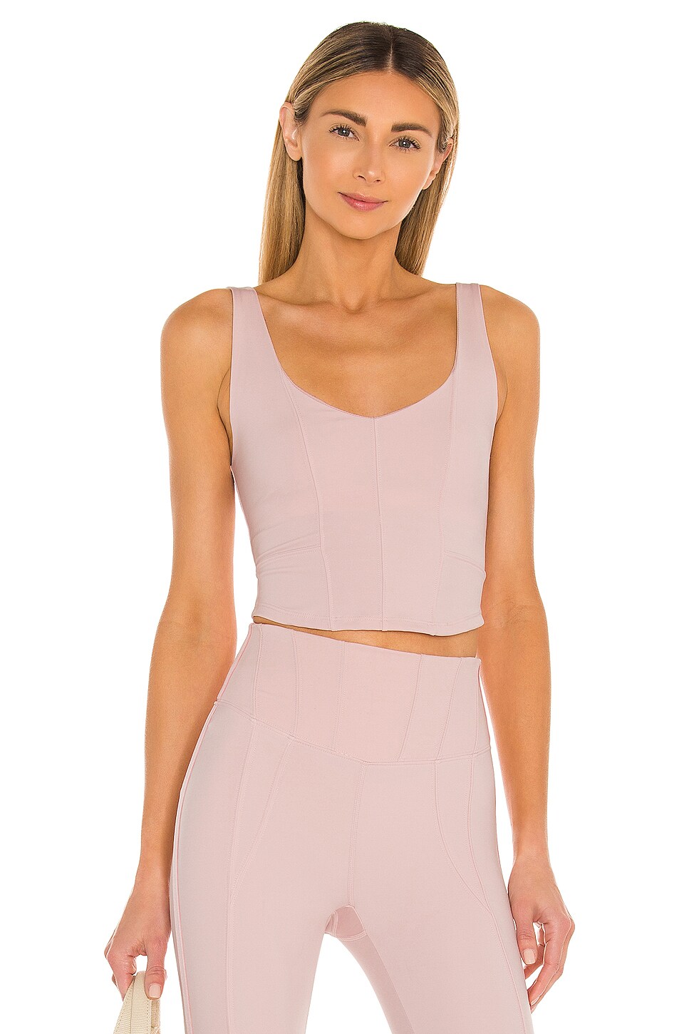Free People X FP Movement Grand Finale Cami Solid Moon Light Mauve