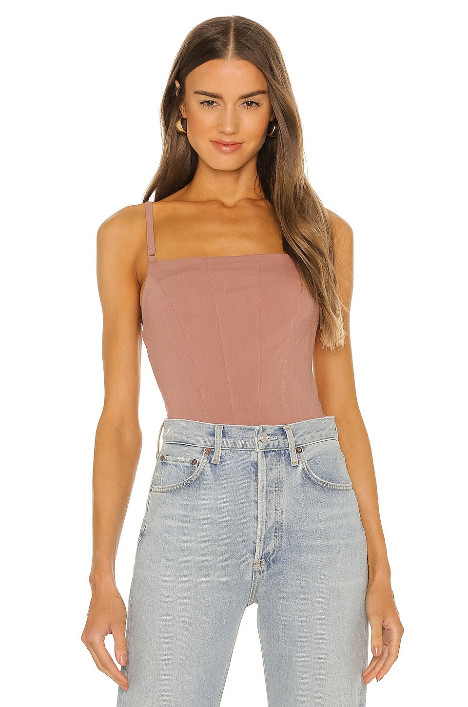 Free People Back On Track Cami Strawberry Roan