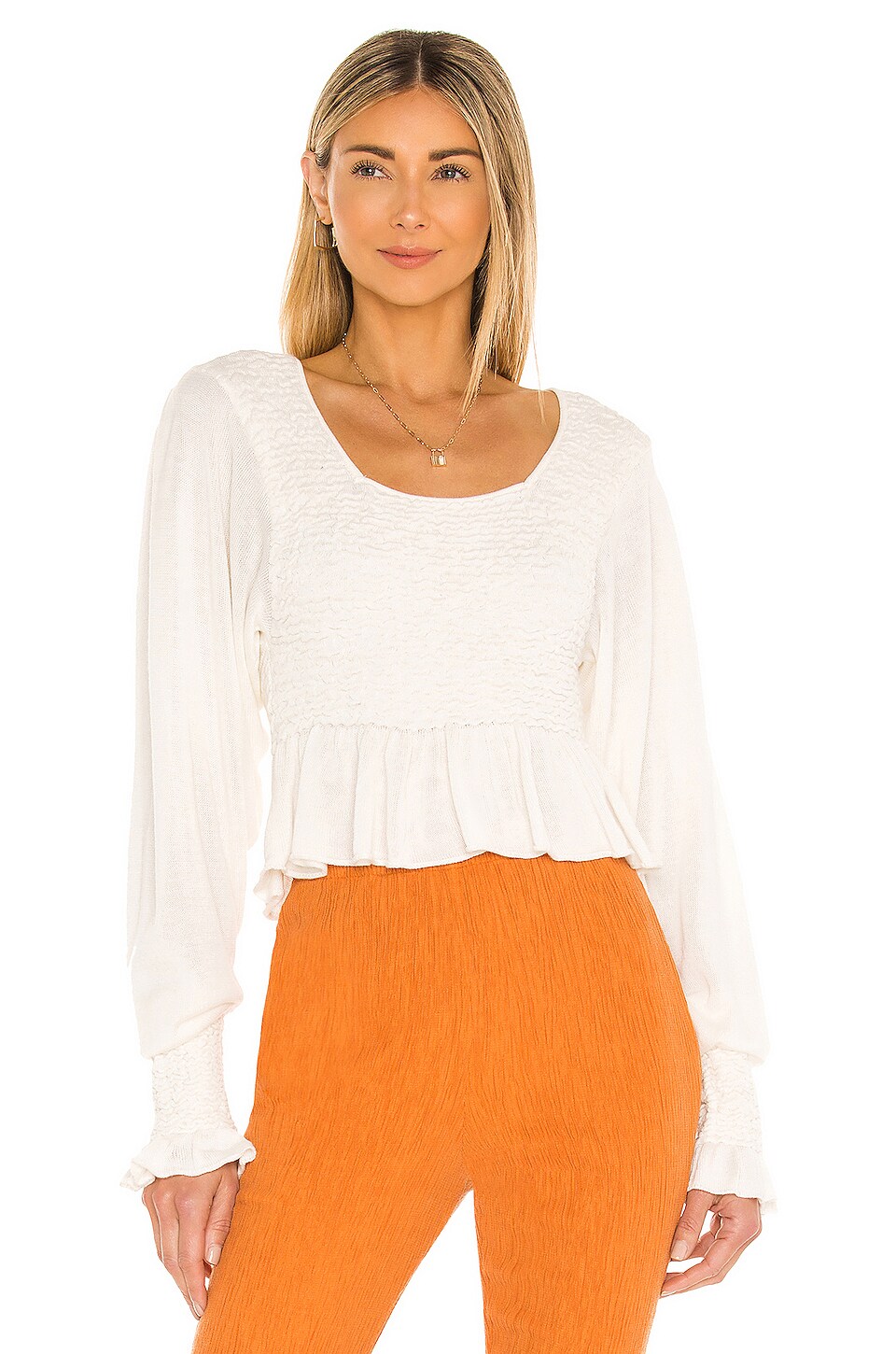 Free Spirit Pullover in Evening Cream 