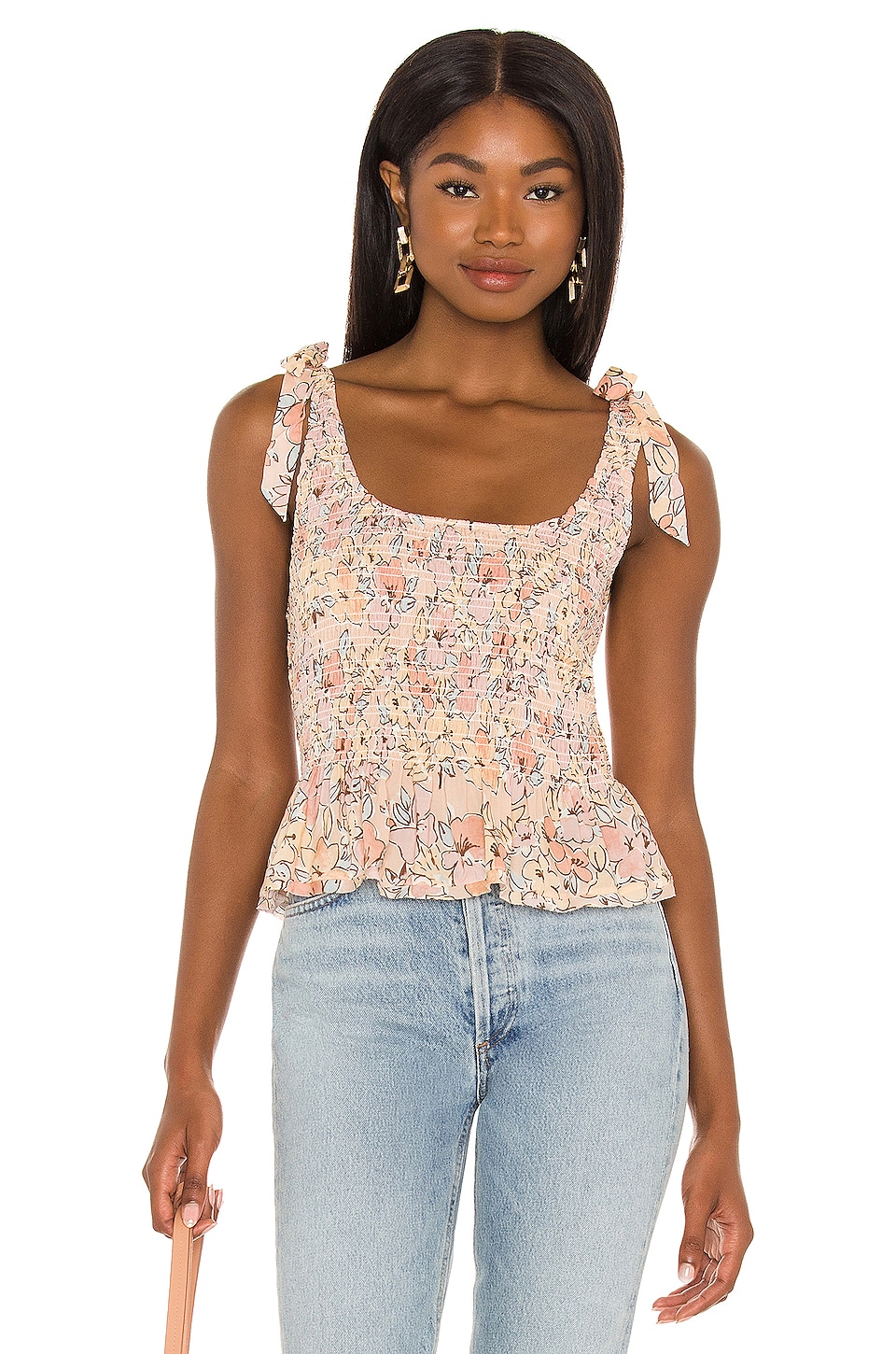 X REVOLVE Penelope Smocked Tank 