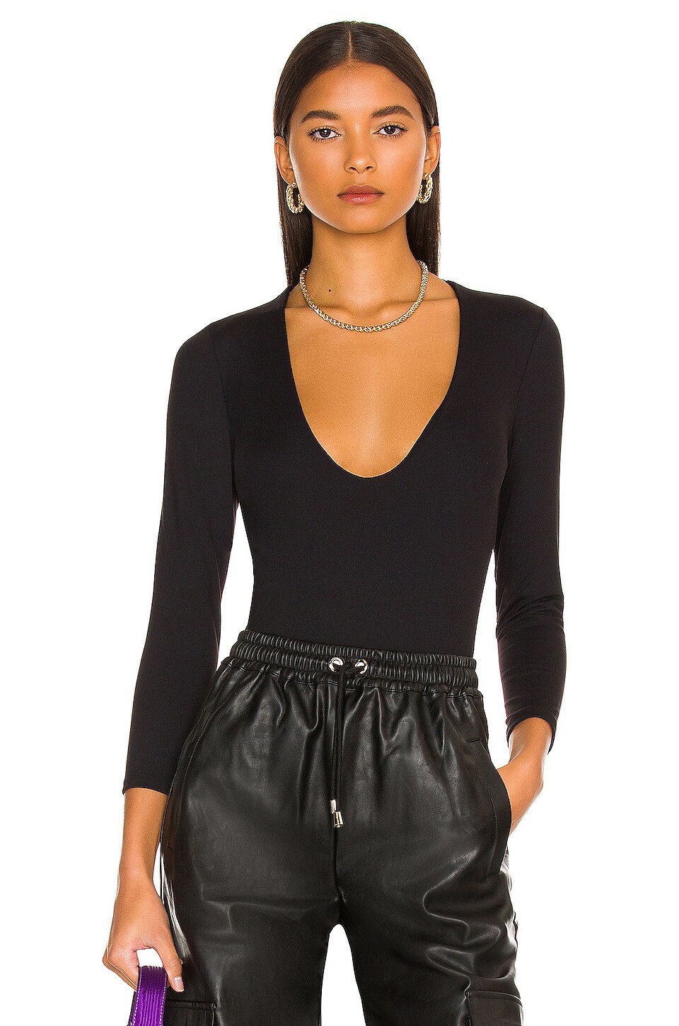 Free People Close Call Duo Bodysuit in Black | REVOLVE