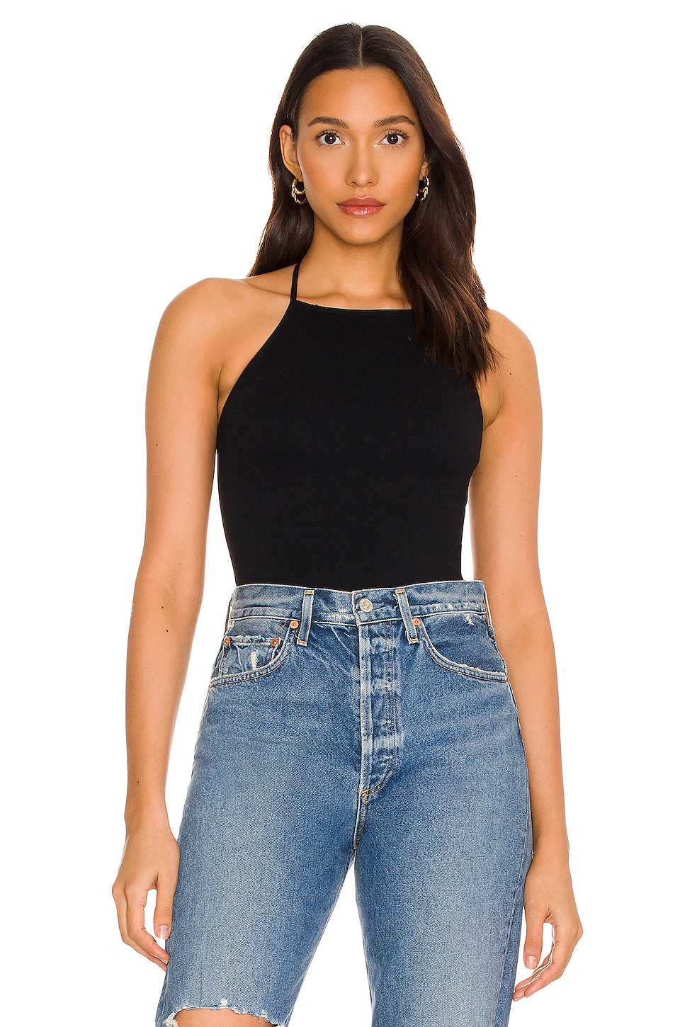 Free People Mmkay Seamless Tank in Black | REVOLVE