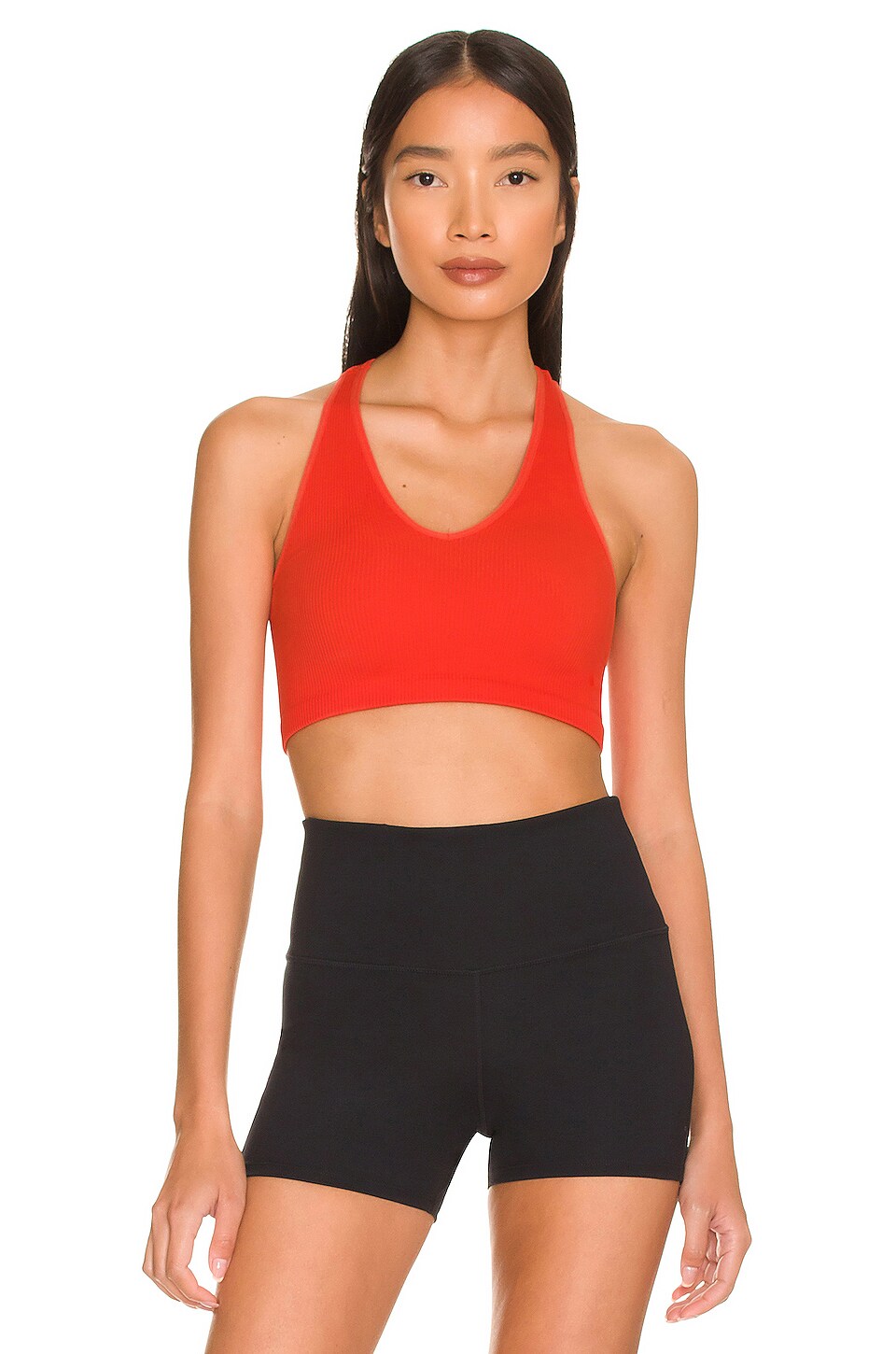 Free People X FP Movement Free Throw Crop in Ripe Persimmon REVOLVE