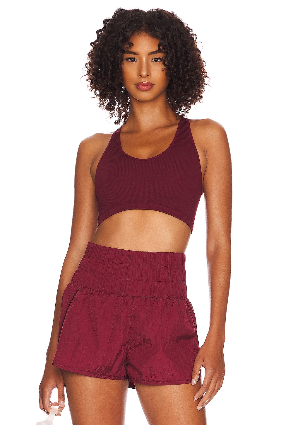 Free People x FP Movement Free Throw Crop in Jasper REVOLVE