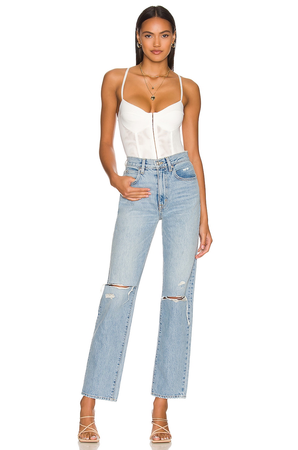 Night Rhythm Corset Bodysuit