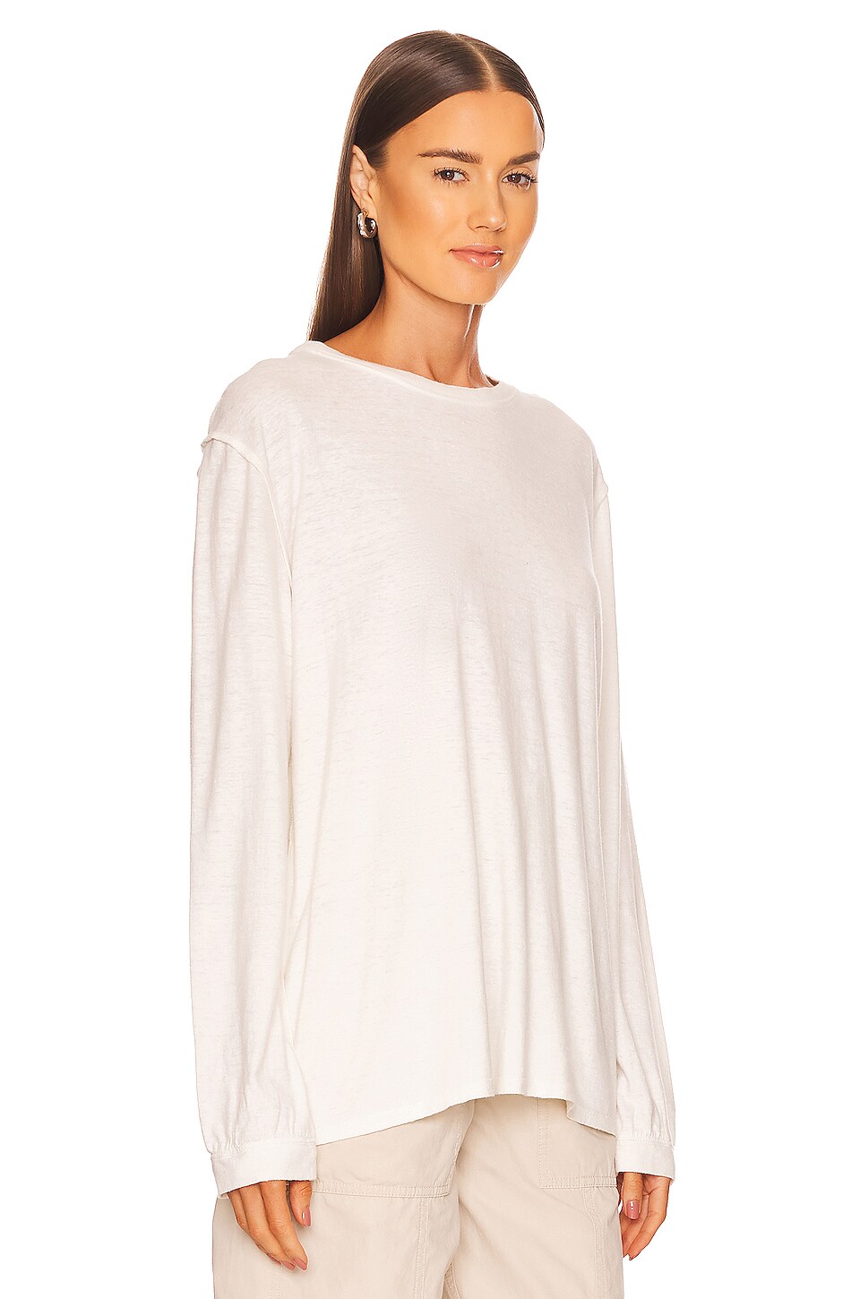 Free People x Care FP Morning Noon top in Fall Clouds