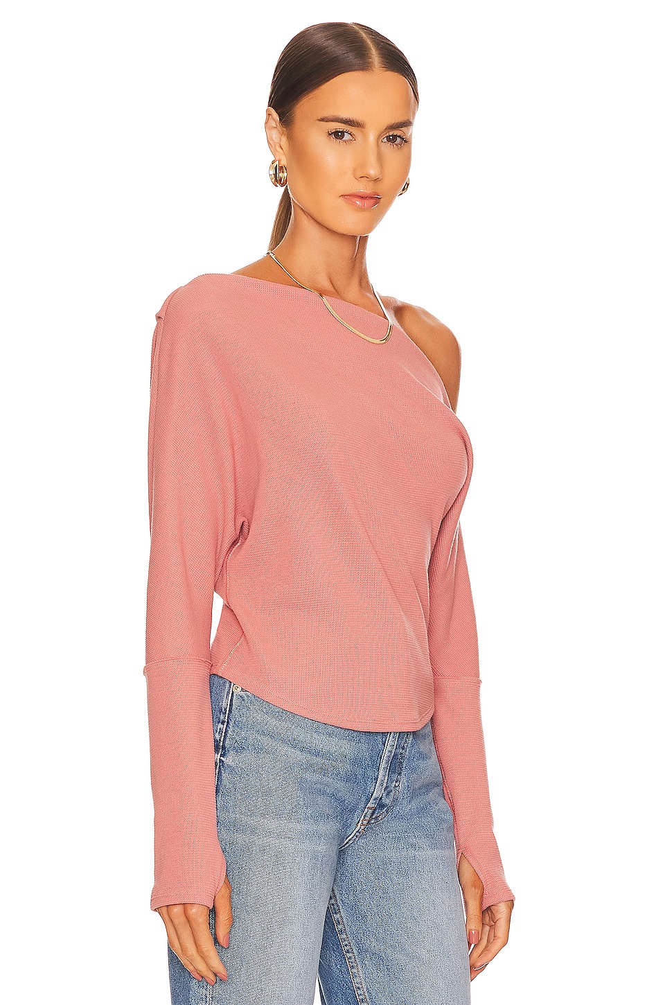 Free People Fuji Thermal Top in Rosie