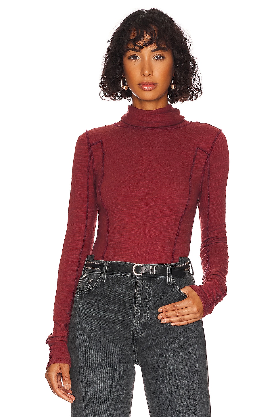Free People Everyday Layering Top in Garnet Grotto | REVOLVE