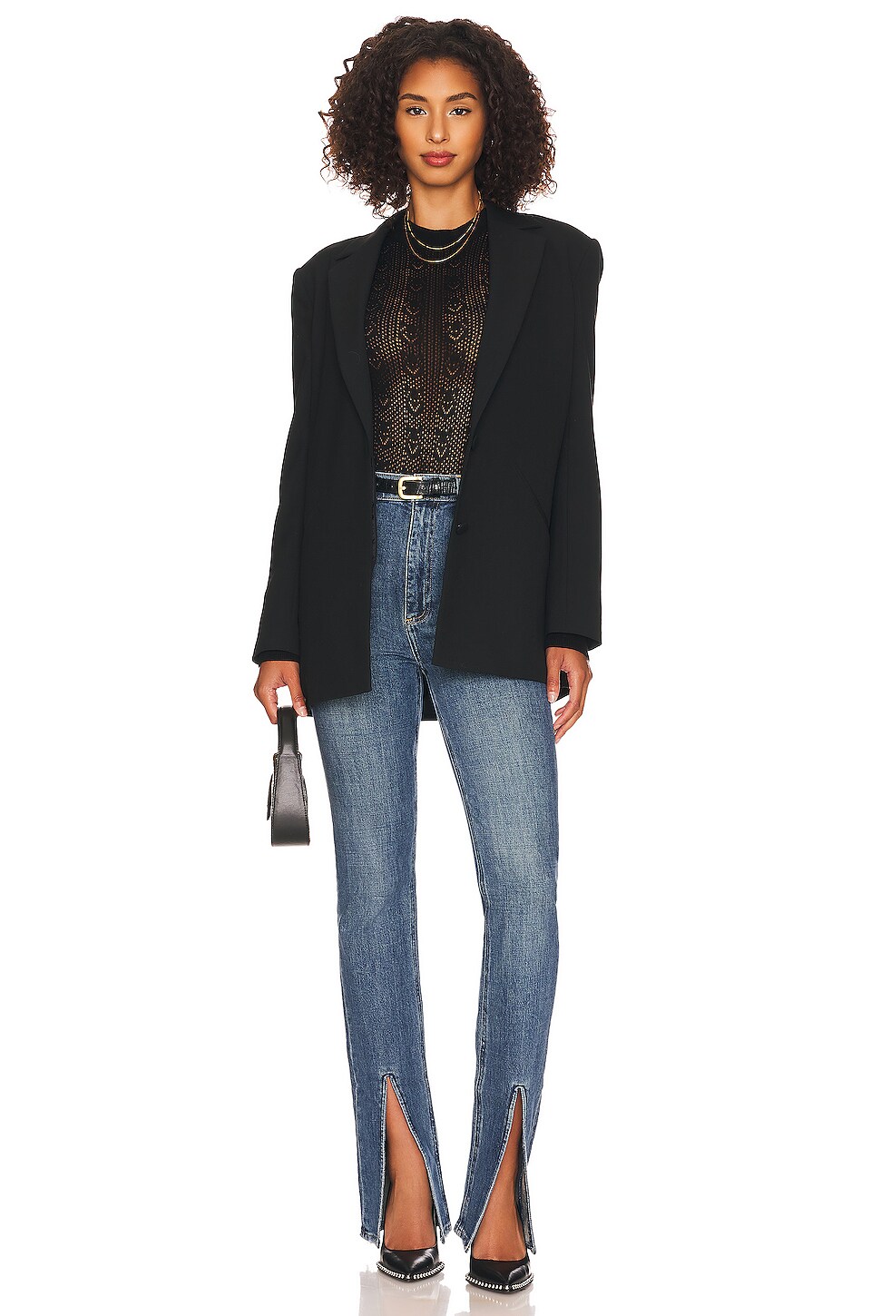 Free People Sunday Best Bodysuit in Black | REVOLVE