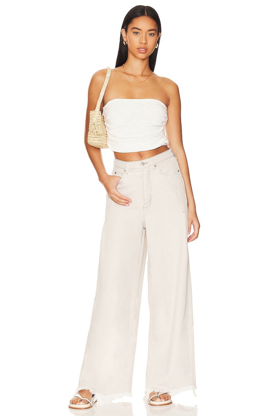 Free People Boulevard Tube in White | REVOLVE