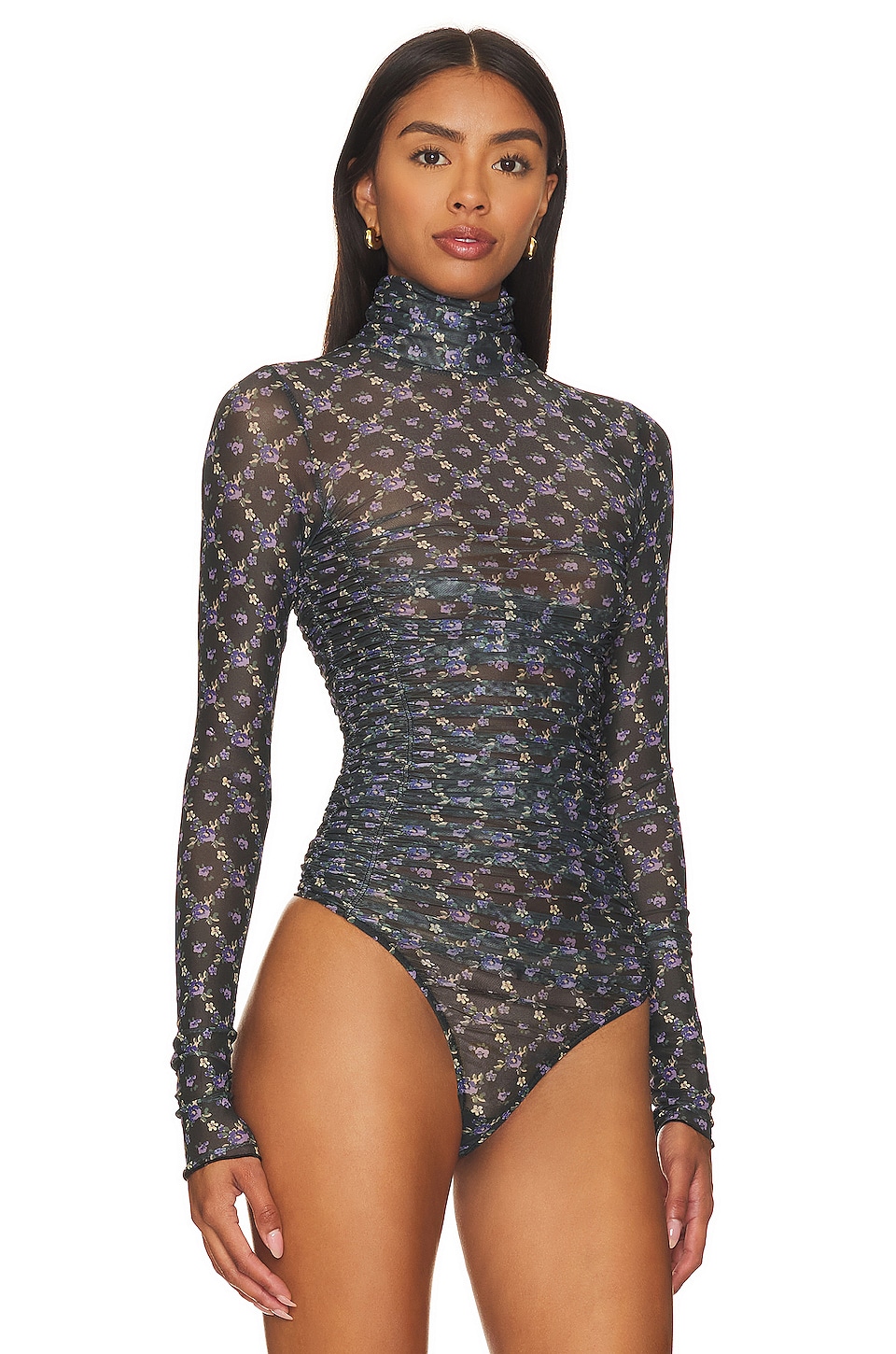 Free People x Intimately FP Under It All Bodysuit In Midnight Combo thumbnail