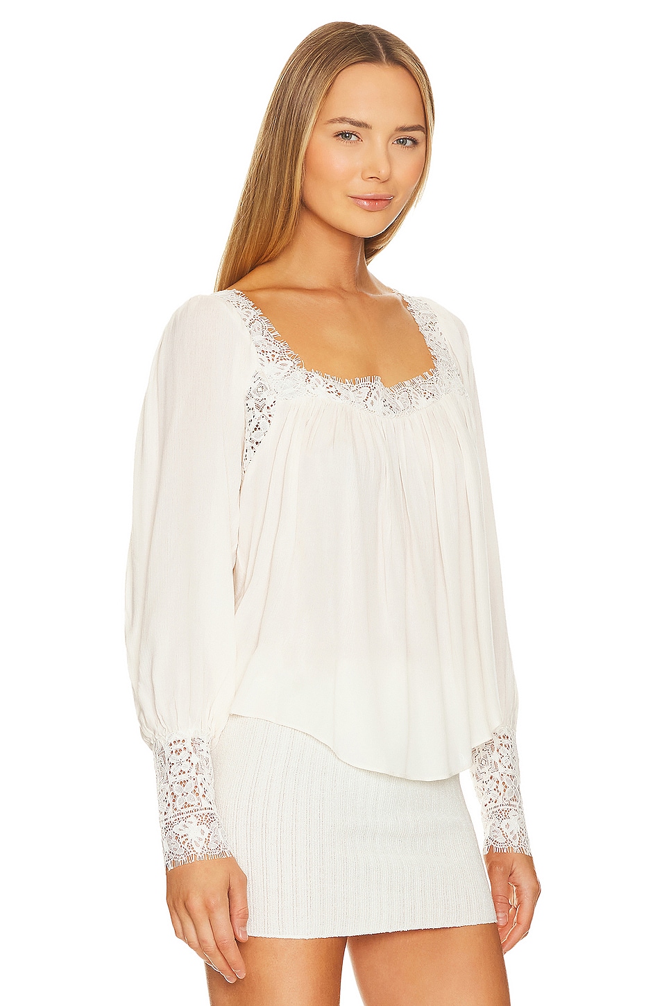 Free People Flutter By Top In Ivory thumbnail