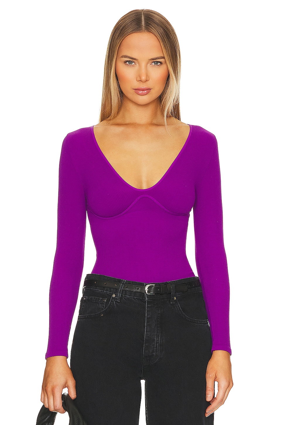 INTIMATELY FREE PEOPLE Womens Purple Bodysuit XS 