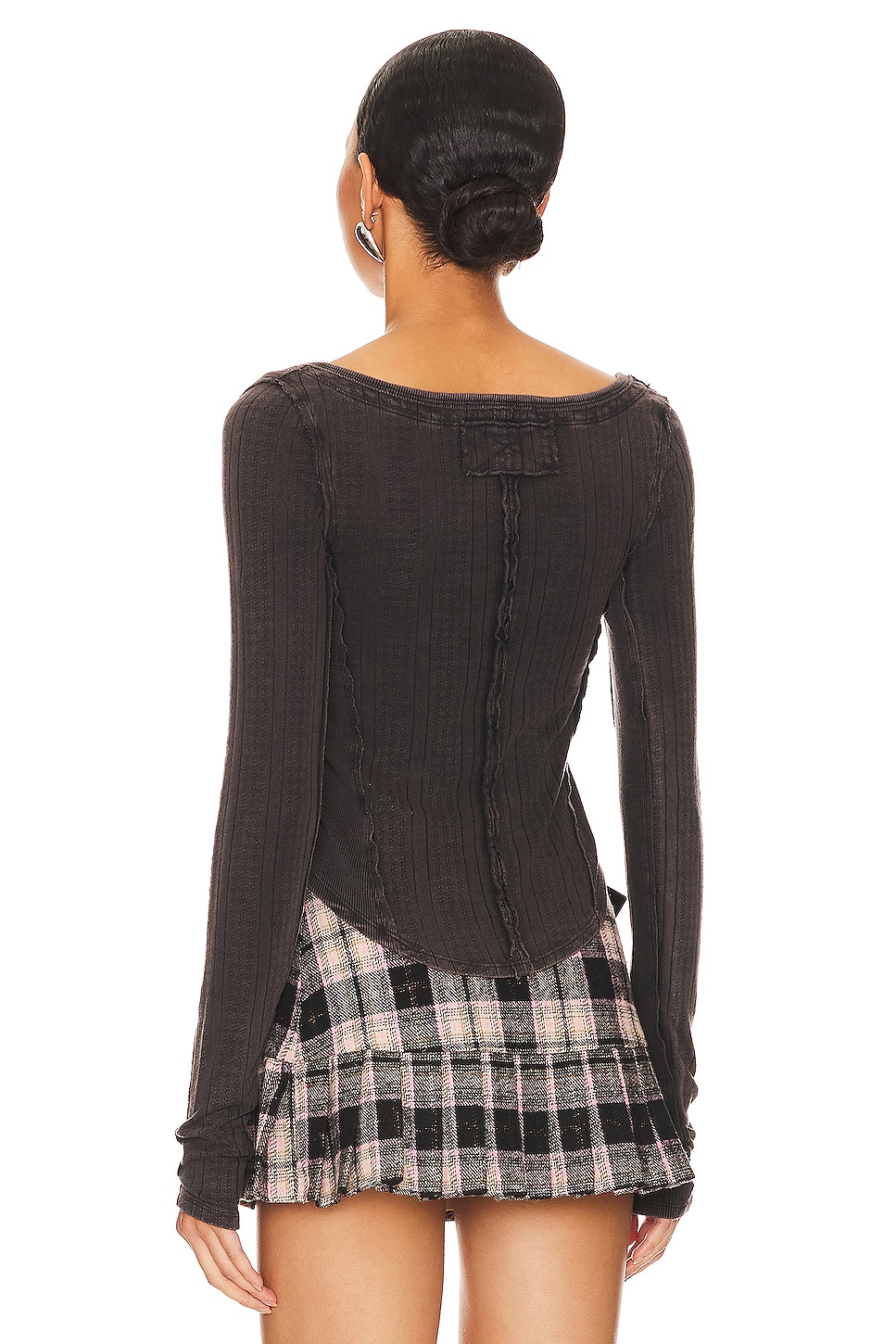 Free People x We The Free Eyes On You Long Sleeve In Black