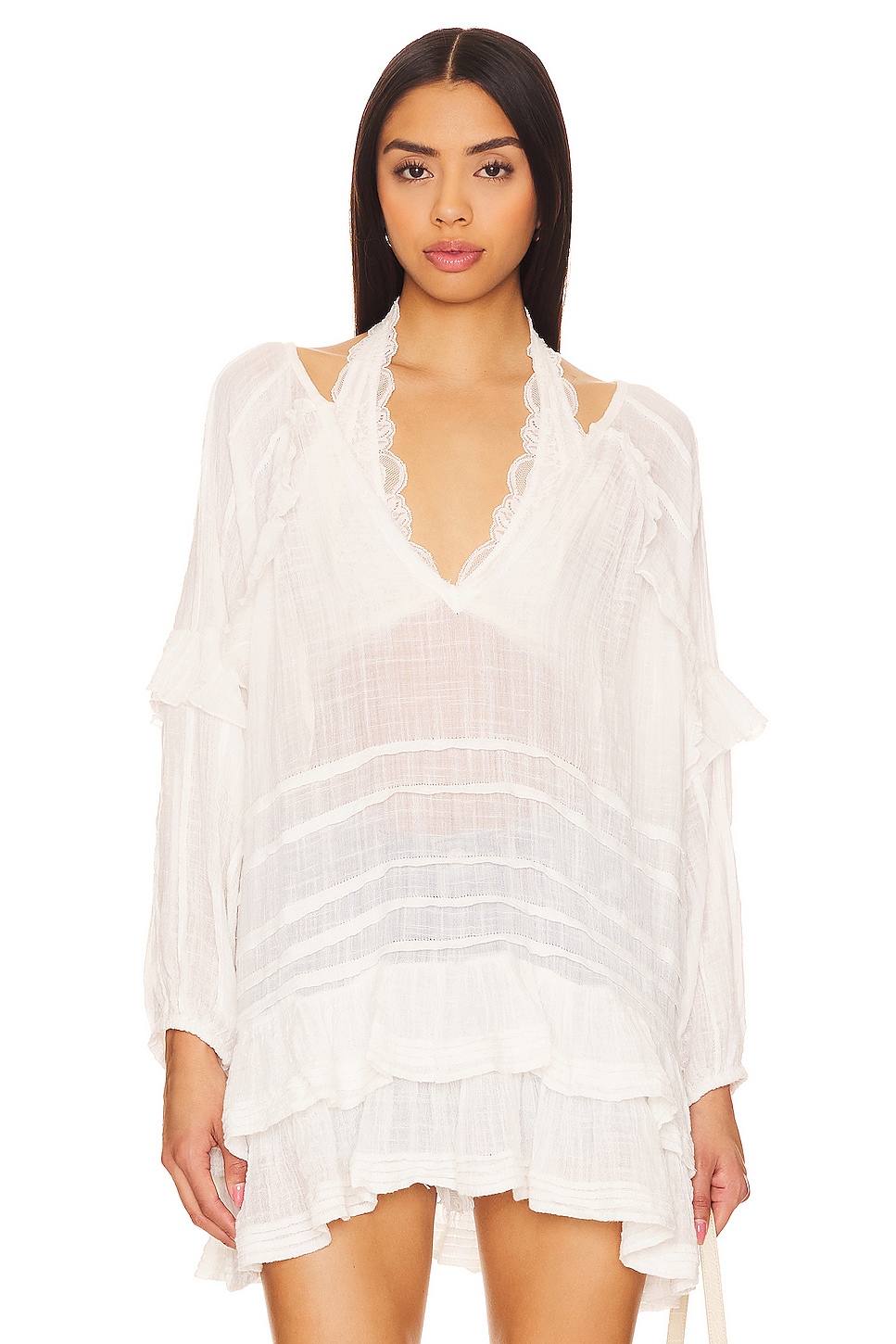 Free People Tamasi Tunic in Ivory | REVOLVE