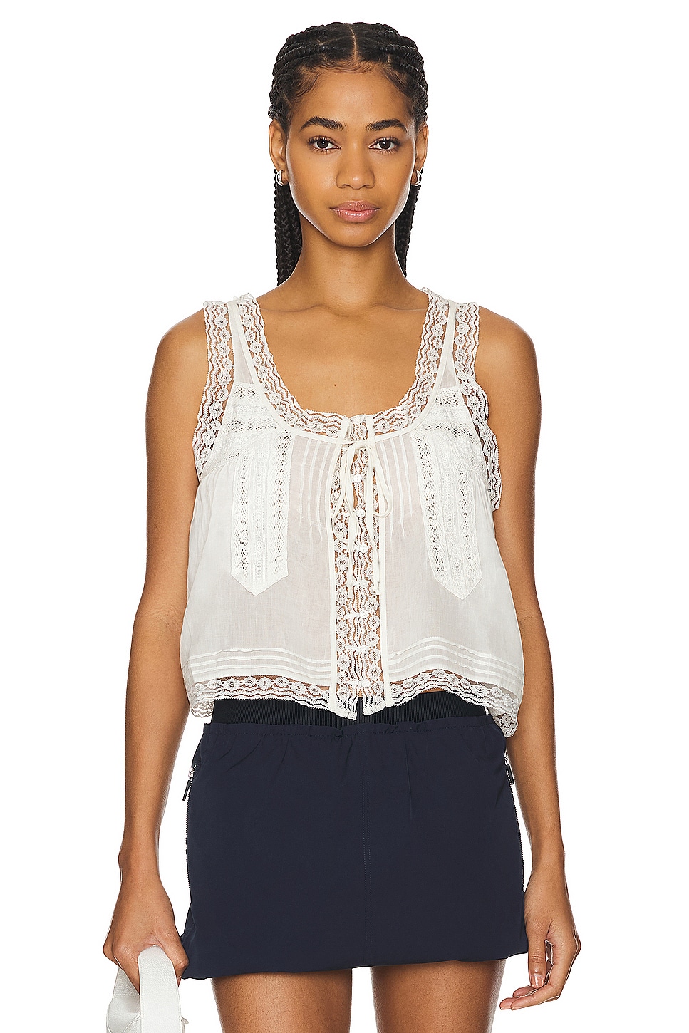 Evermore Tank | Ivory Evermore Tank | Ivory