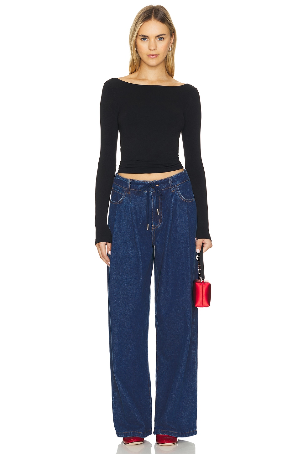 Free People x Intimately FP Low Back Seamless Long Sleeve thumbnail