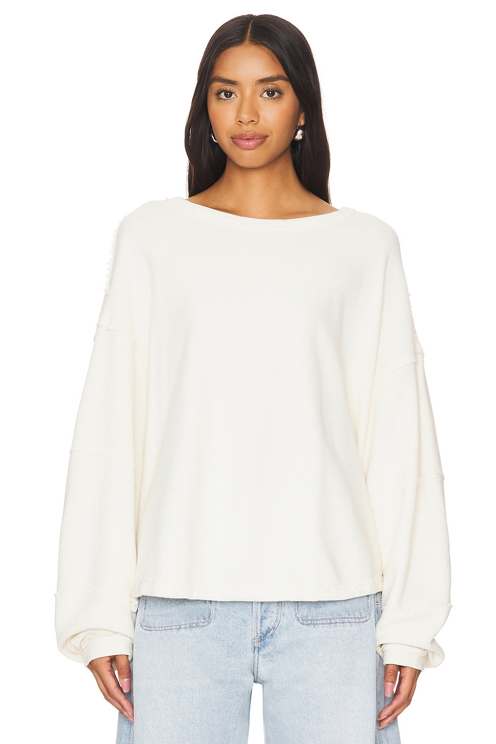 フリーピープル Free People Total Eclipse Tee レディース シャツ トップス Clean Ivory Free People Total Eclipse Tee | Shopbop