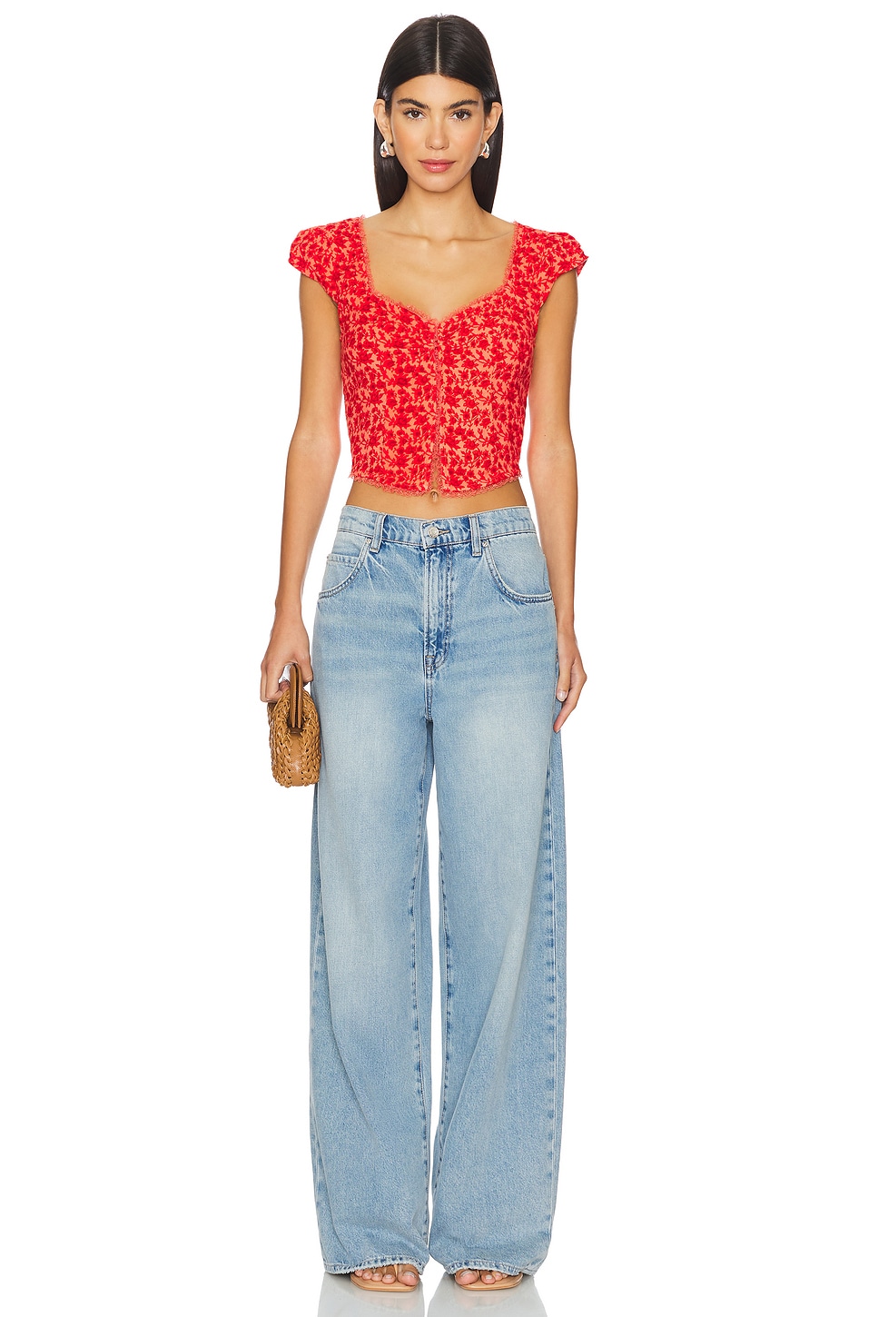 Free People Faye Printed Top thumbnail