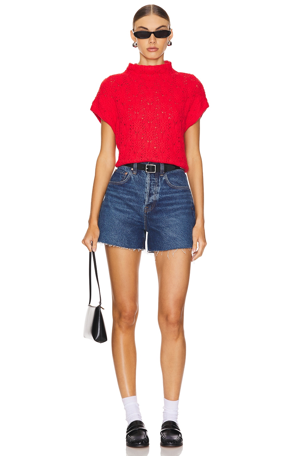 Free People Vickie Mock Neck Sweater thumbnail