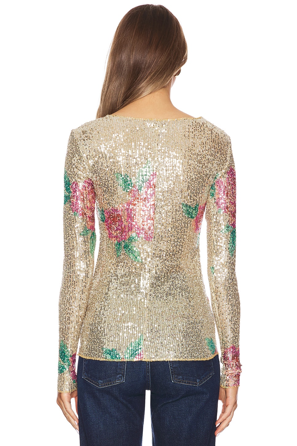 Free People x Intimately FP Printed Gold Rush Long Sleeve thumbnail