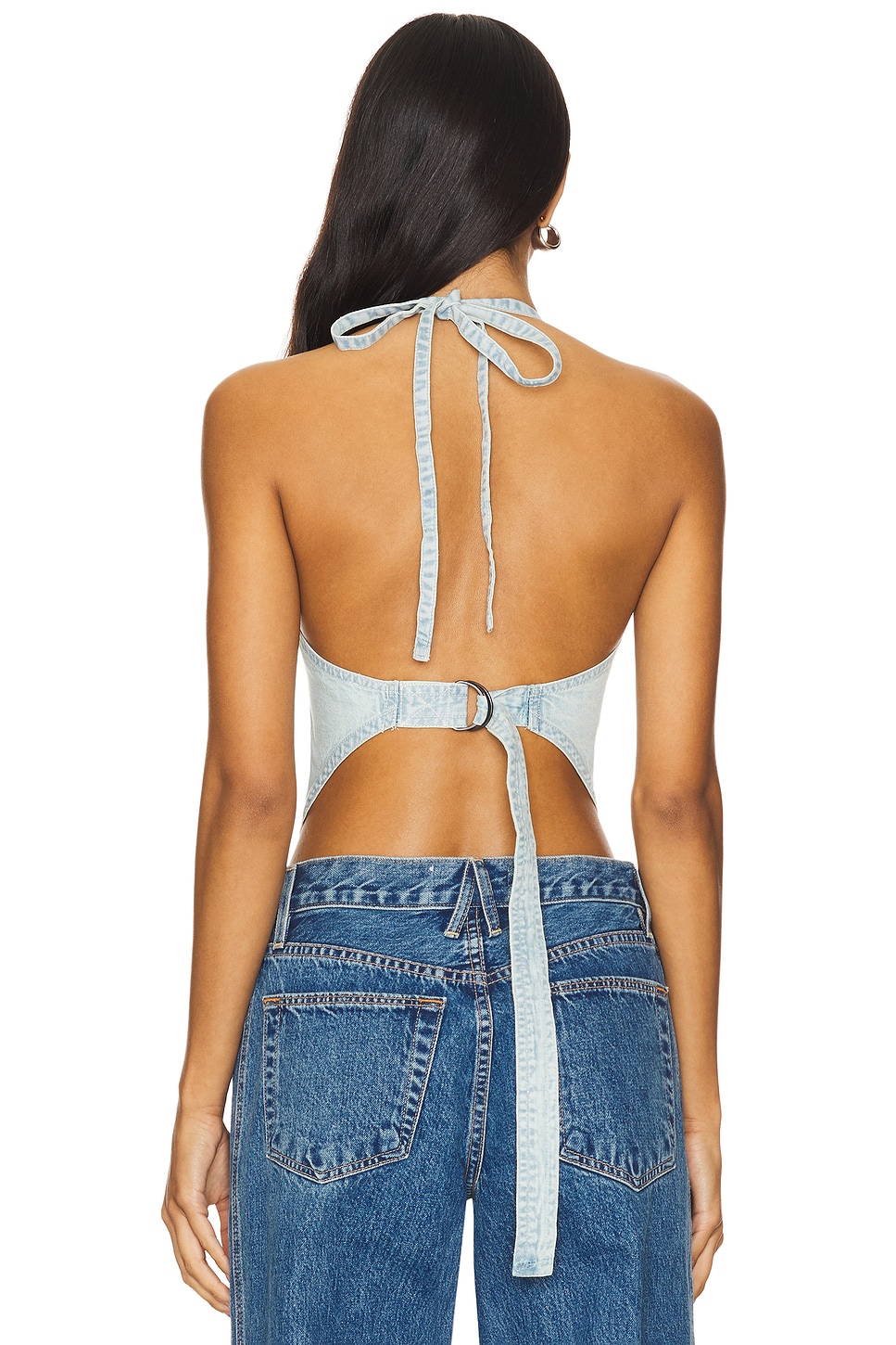 Free People x REVOLVE Aurora Denim Halter