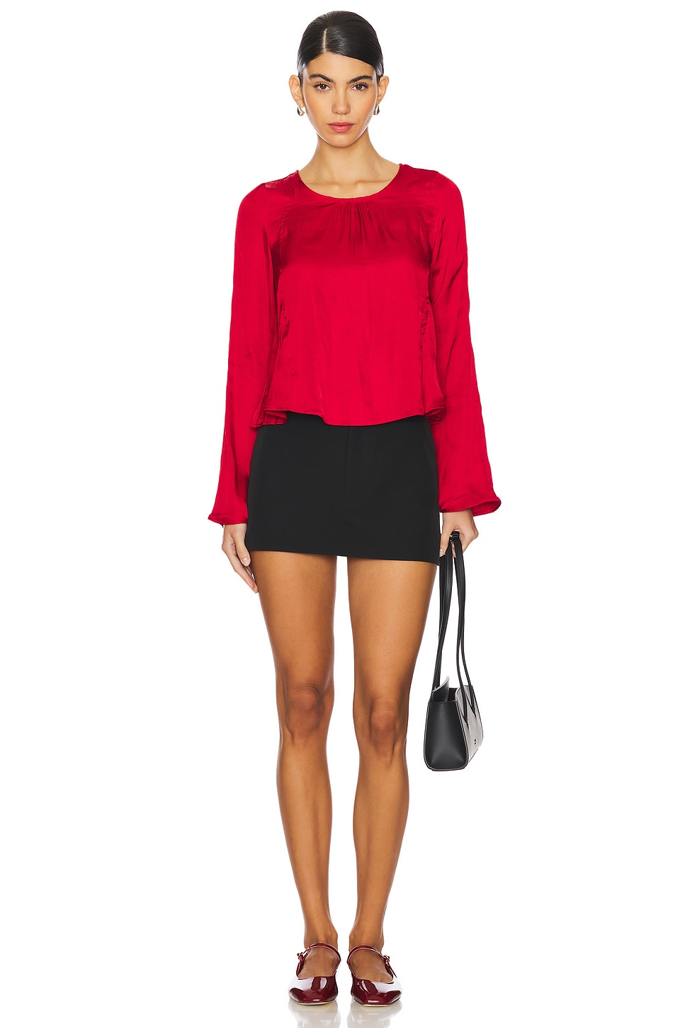 フリーピープル Free People Arabella Blouse レディース シャツ トップス Rubies Free People Arabella Blouse in Rubies | REVOLVE