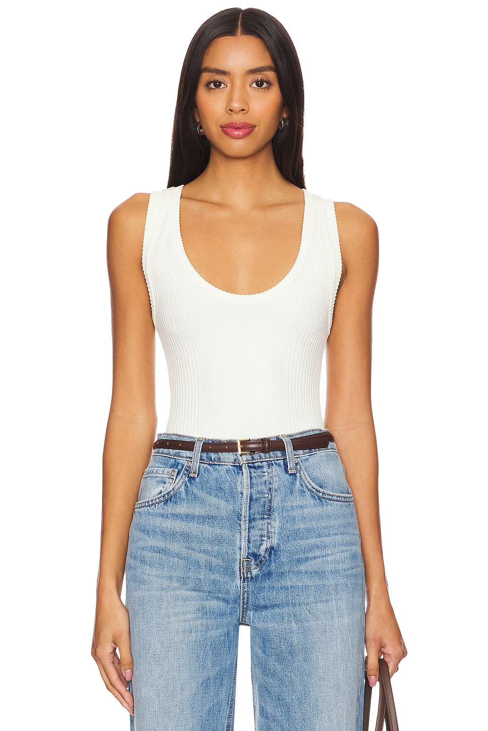 (取寄) フリーピープル レディース クリーン スレート タンク Free People women Clean Slate Tank Ecru(1020) Free People x Intimately FP Clean Slate Tank in Ecru | REVOLVE