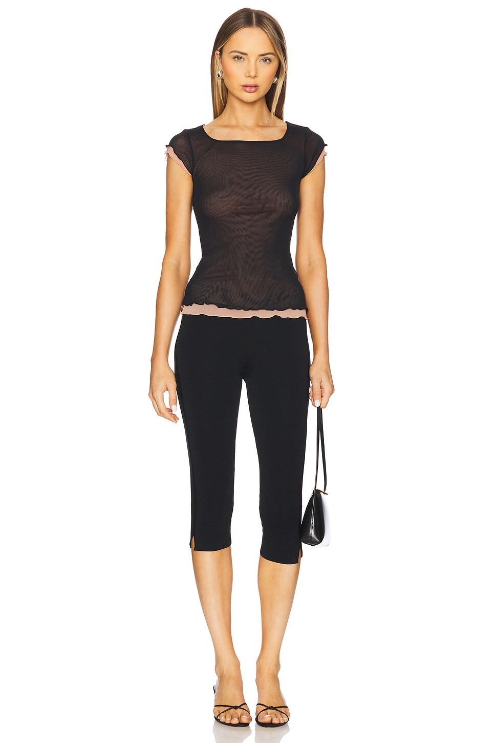 x Intimately FP Double Take Mesh Tee