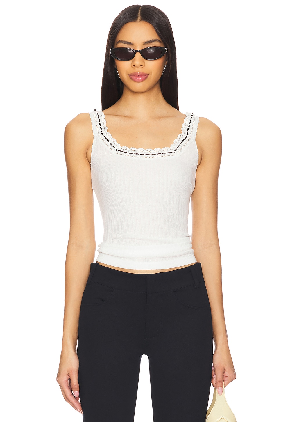 Free People Only You Tank in Ivory | REVOLVE