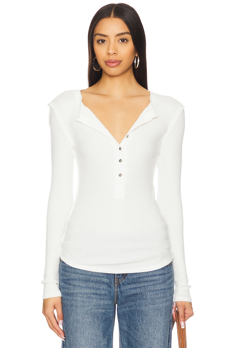 フリーピープル Free People Jamie Henley レディース シャツ トップス Ivory We The Free Jamie Henley | Free People