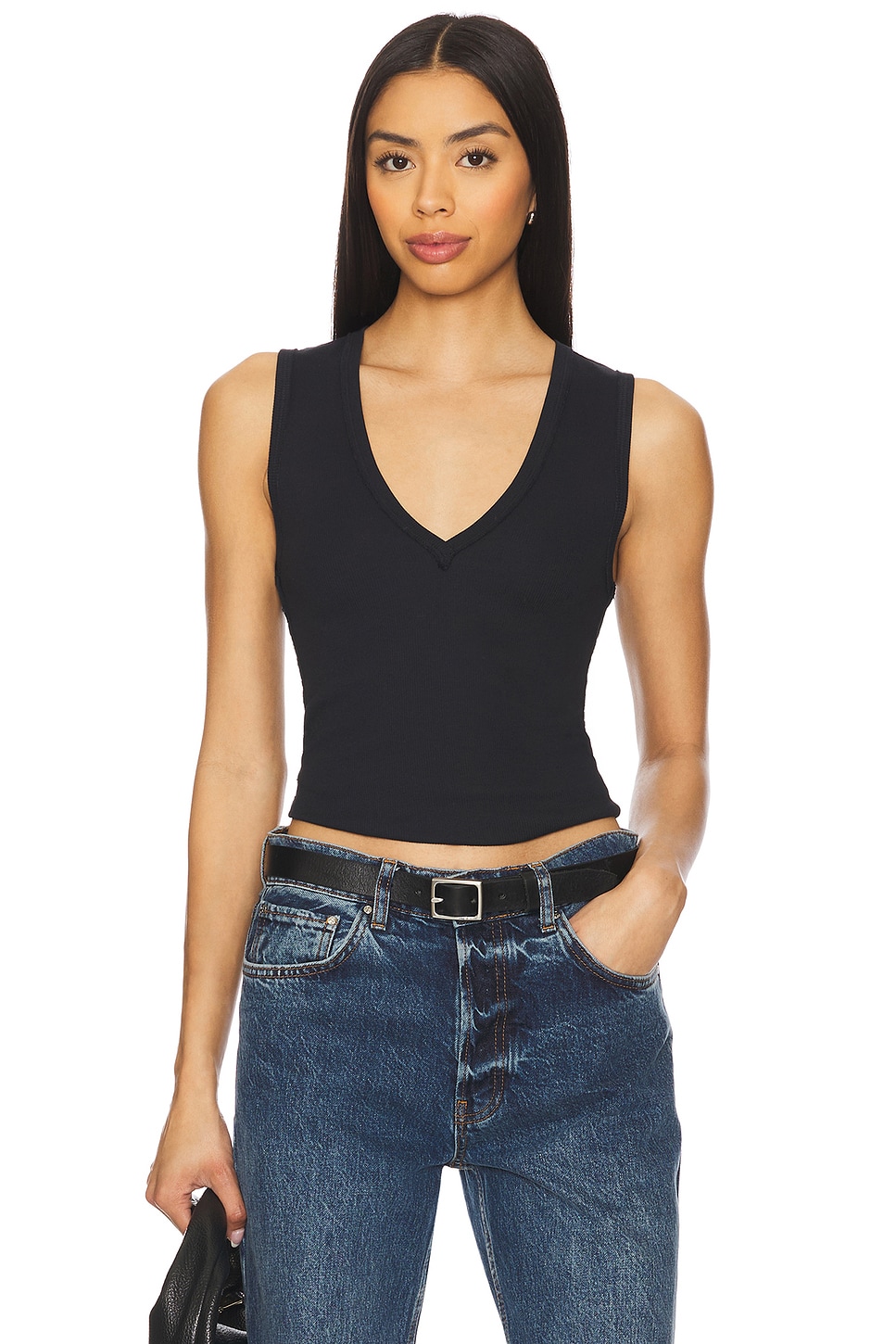 (取寄) フリーピープル レディース ネリア タンク Free People women Neria Tank Black FREE PEOPLE (取寄) フリーピープル レディース ネリア タンク