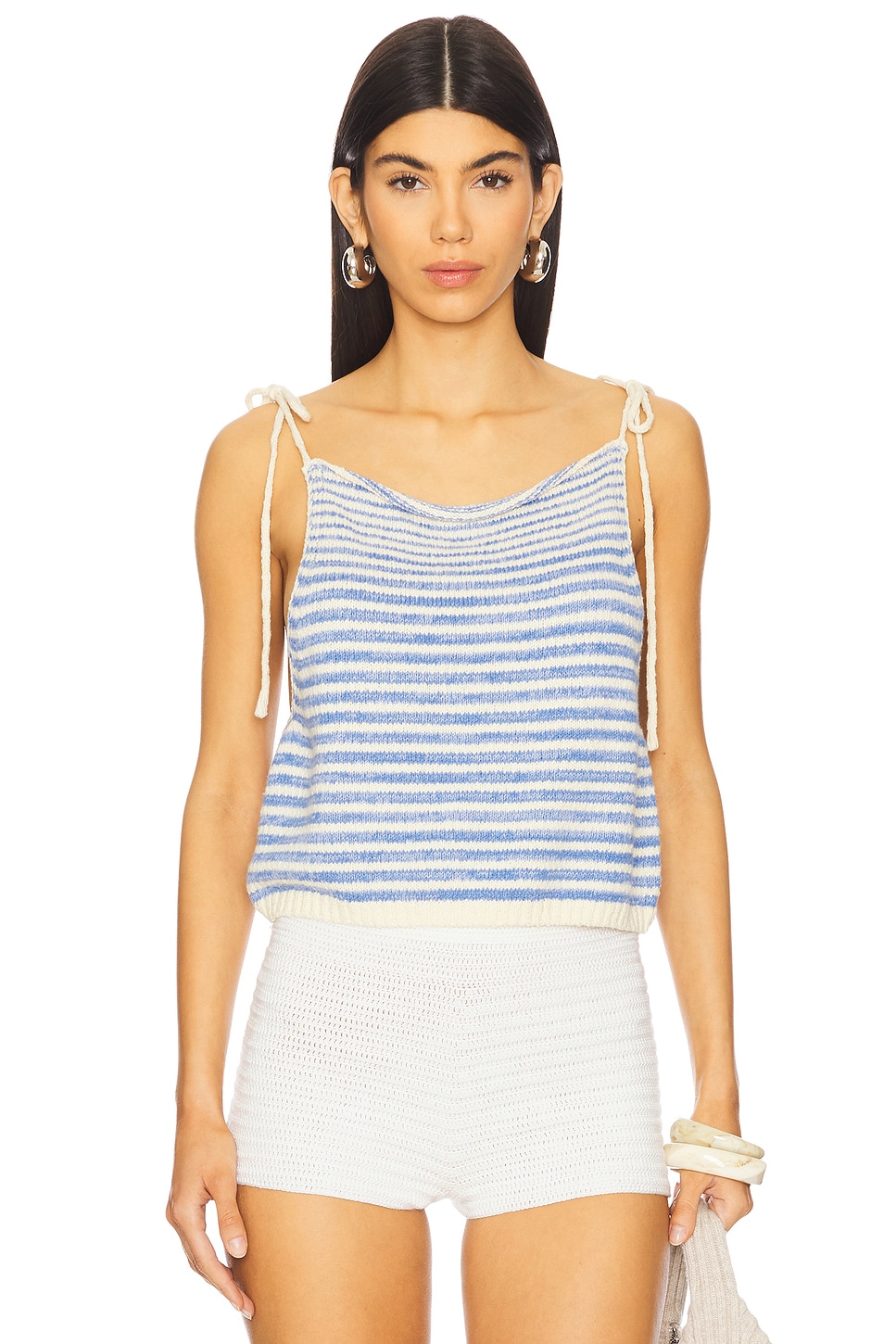 フリーピープル Free People Claire Tank レディース シャツ トップス Granada Sky Combo Free People Women's Claire Tank, Granada Sky Combo at Amazon