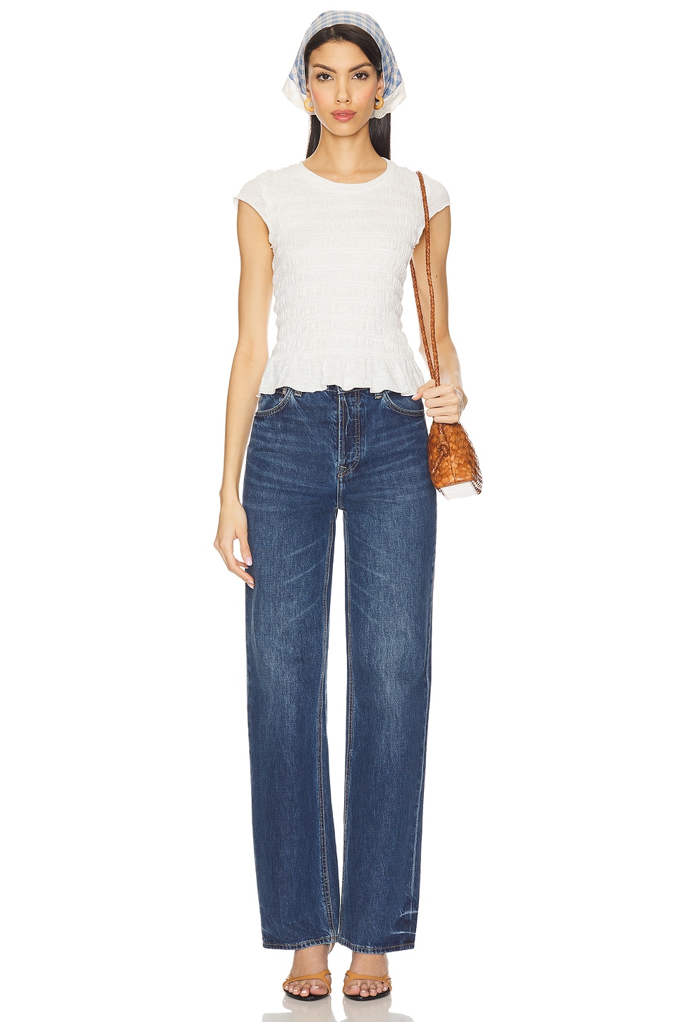 Free People Sylvie Tee in Ivory | REVOLVE