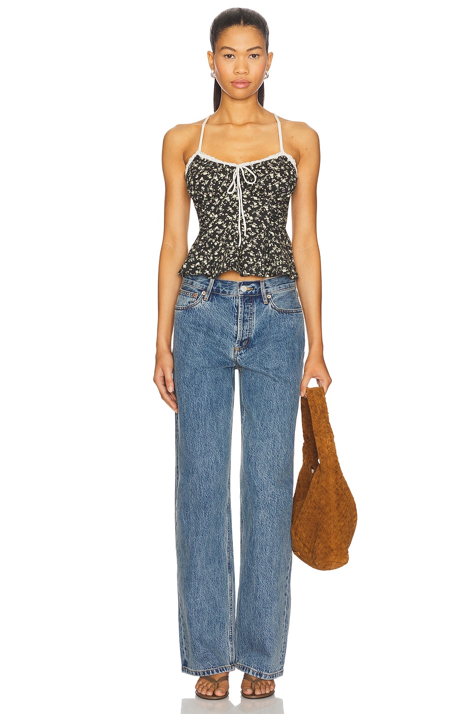 (取寄) フリーピープル レディース サミー タンク Free People women Sammi Tank Washed Black Combo Sammy Tank | Free People