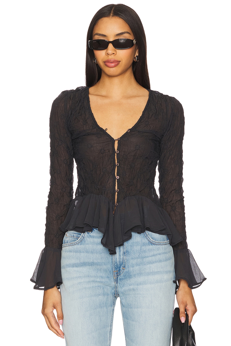 Elias Smocked Blouse