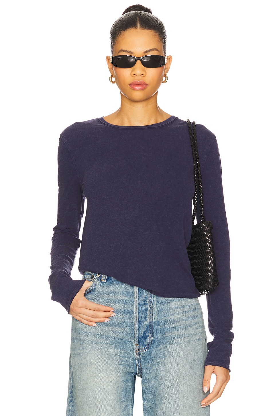 x We The Free Nova Tee Long Sleeve In Peacoat