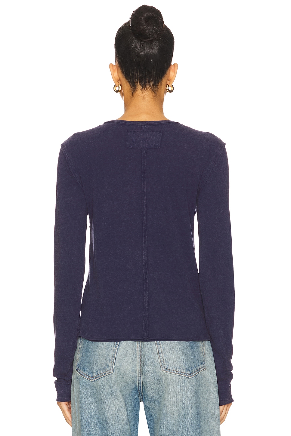 x We The Free Nova Tee Long Sleeve In Peacoat