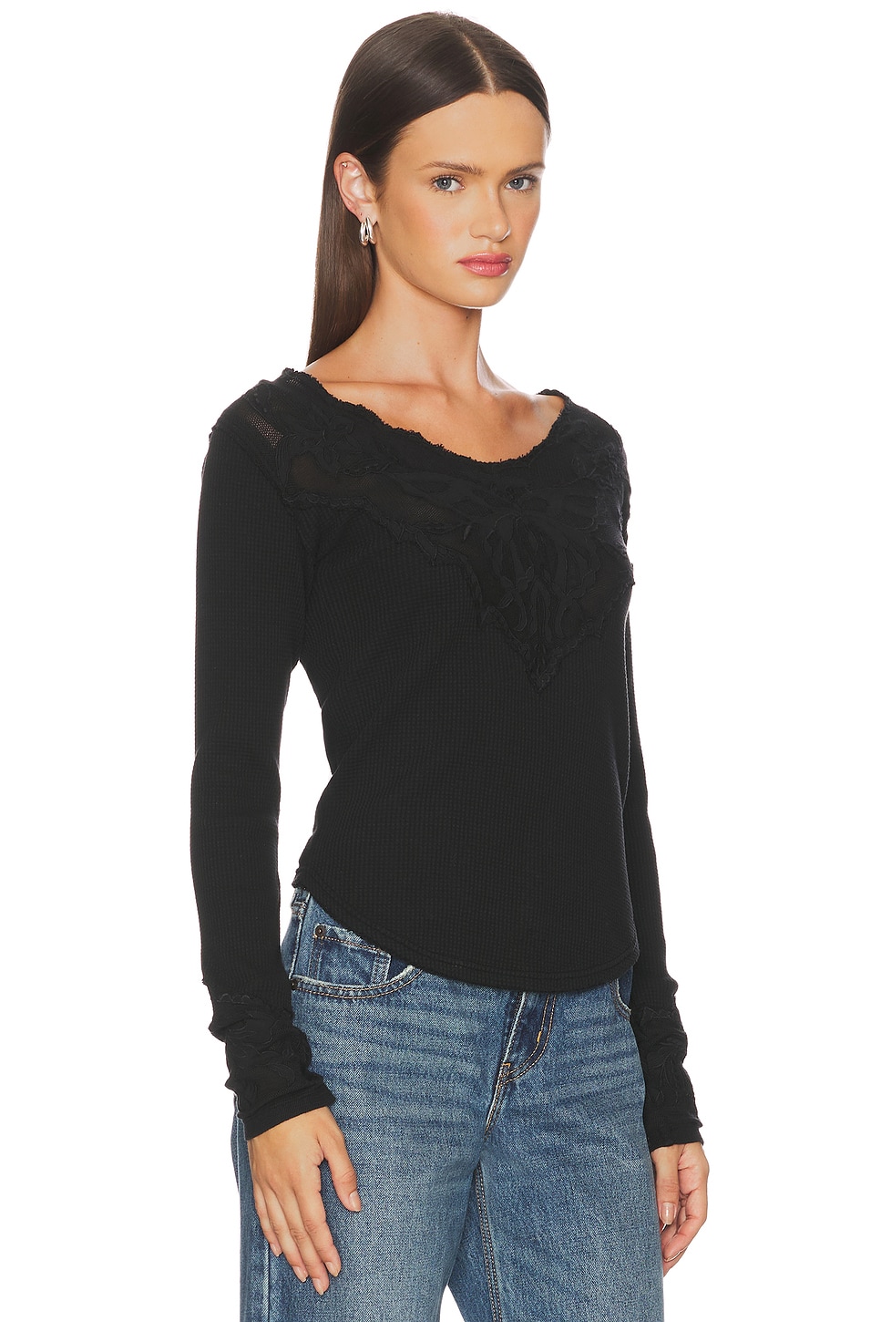 Free People Butterfly Cuff Top