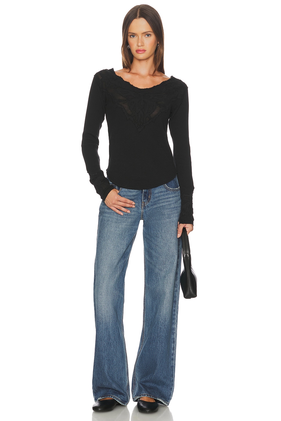 Free People Butterfly Cuff Top