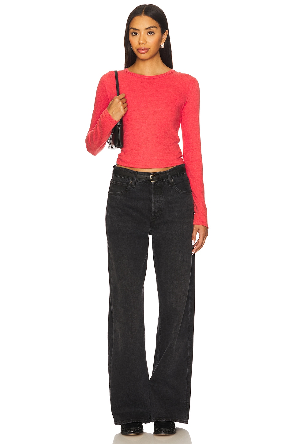 x We The Free Nova Tee In Rococco Red