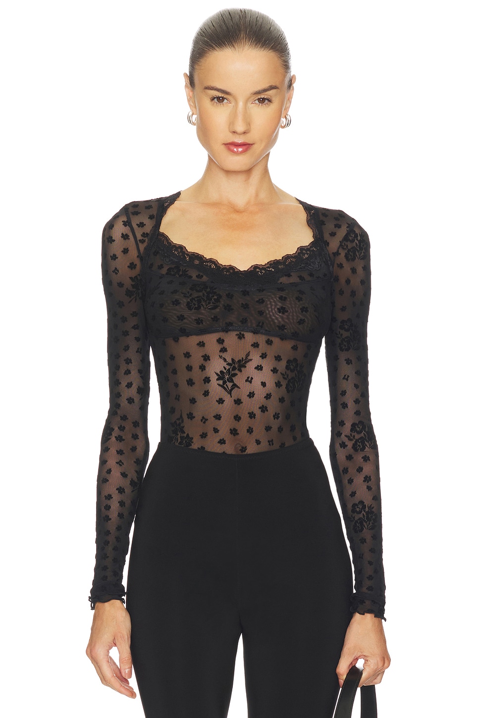 Free People In The City Bodysuit in Black | REVOLVE