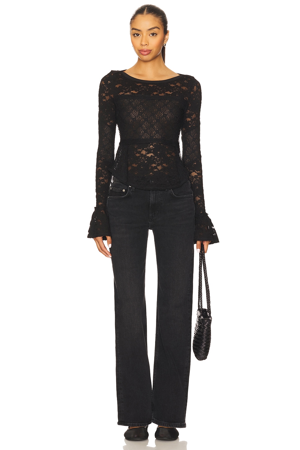 Lace Layering Long Sleeve