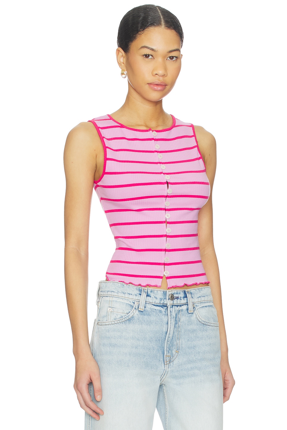 Free People Tilly Striped Vest thumbnail