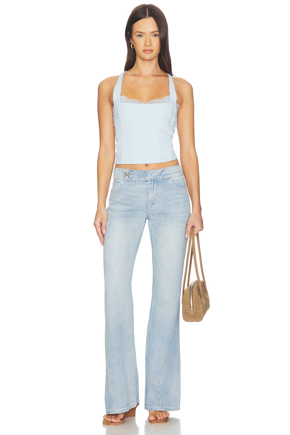 Free People Looking Good Cami in Skyride | REVOLVE