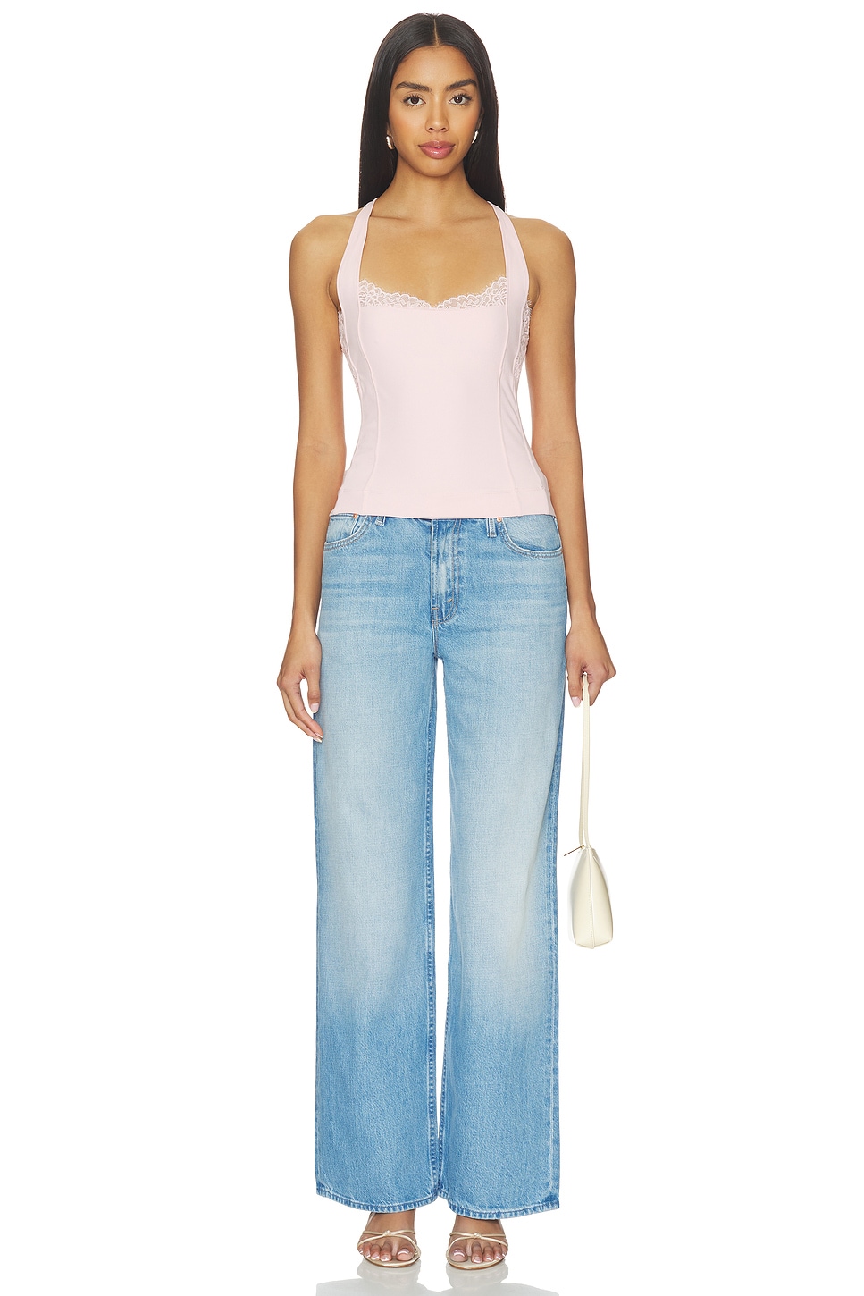 Free People Looking Good Cami in Veiled Pink | REVOLVE